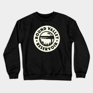 Round Valley Reservoir Vintage Circle Crewneck Sweatshirt